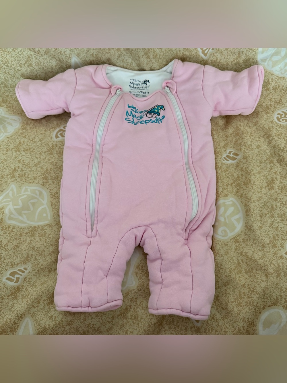 Baby Merlin’s Magic Sleepsuit Pink Size Small 3-6M